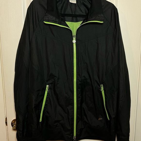 Nike Men's Zipper Closing Windbreaker Black Bomber Lightweight Jacket size XXL - Picture 5 of 6